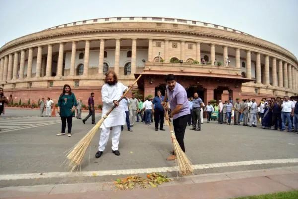 印度首都新德里议会大厦