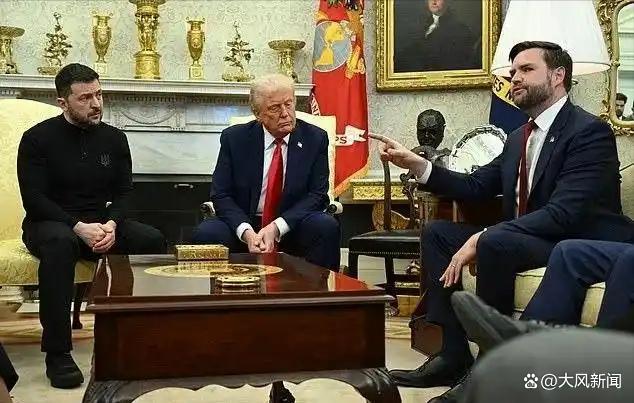 美国副总统万斯(右)成为这次争吵的“发起者”和“收尾人” 美国副总统万斯(右)成为这次争吵的“发起者”和“收尾人”